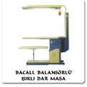 Bacalı, Balansörlü Işıklı Dar Masa